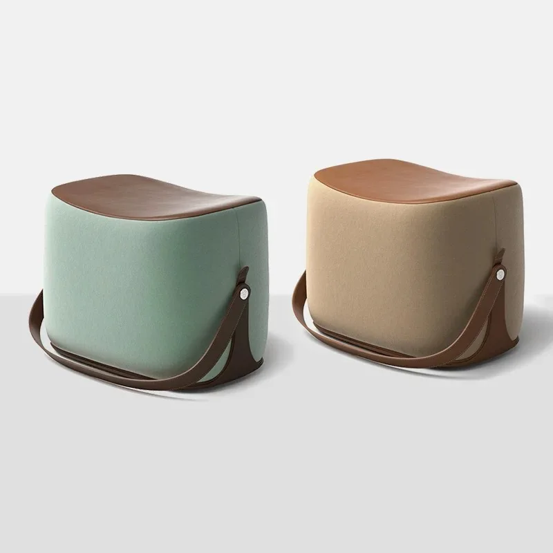 Модный стул для обуви седло стулья с ручкой наполнитель из губки мини-стул дивана