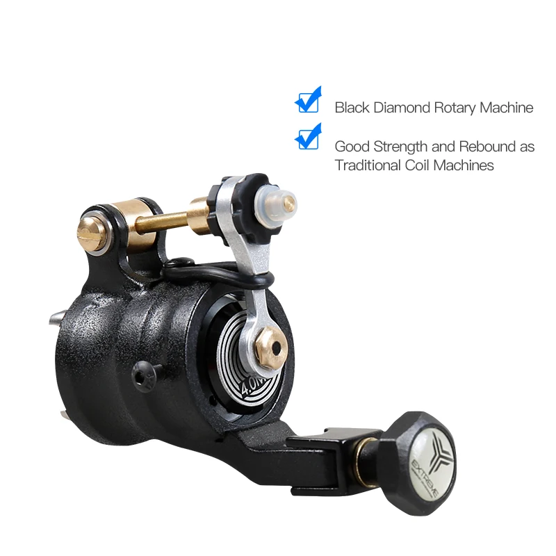 Полный набор для татуировок ротационная машинка черные алмазные наборы