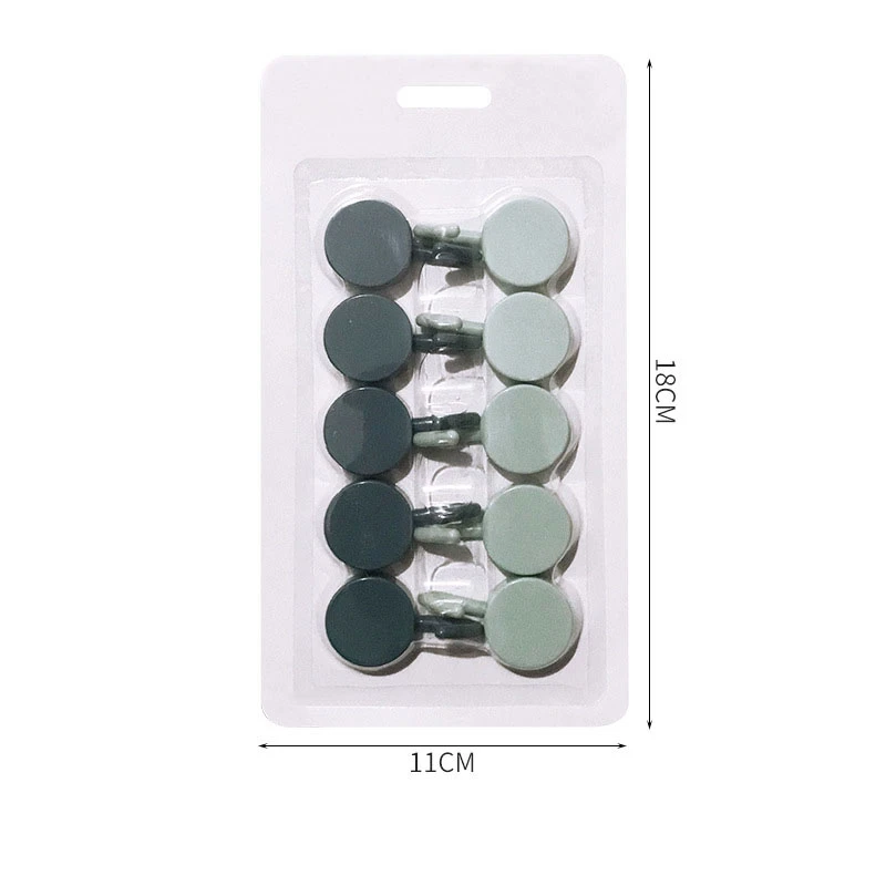 

10pcs/pack Hooks Free Punching Self Adhesive Wall Door Hook Kitchen Bathroom Towel Hanger Hooks Home Key Decorative Hook Holder