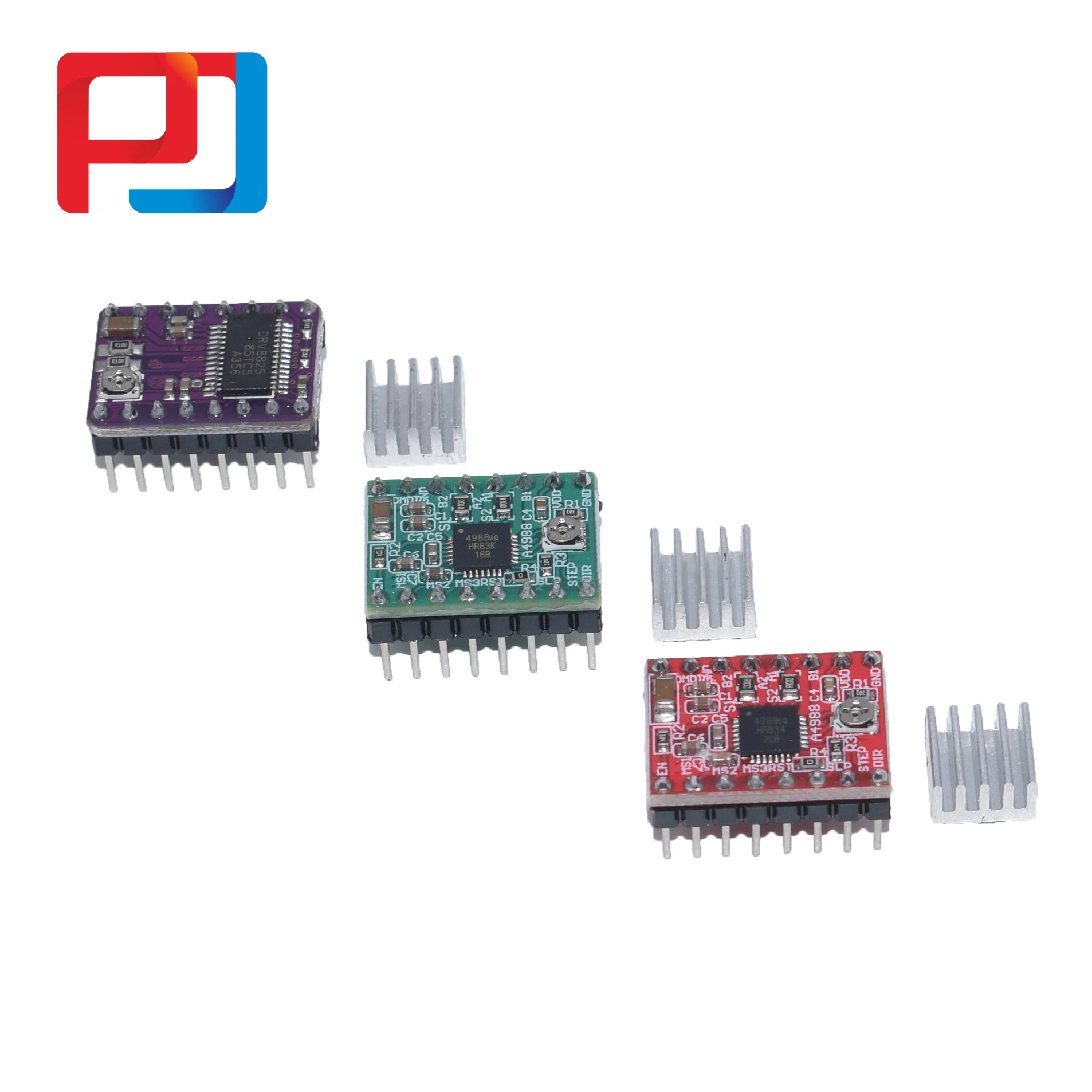 Запчасти для 3D-принтера StepStick A4988 DRV8825 драйвер шагового двигателя с радиатором