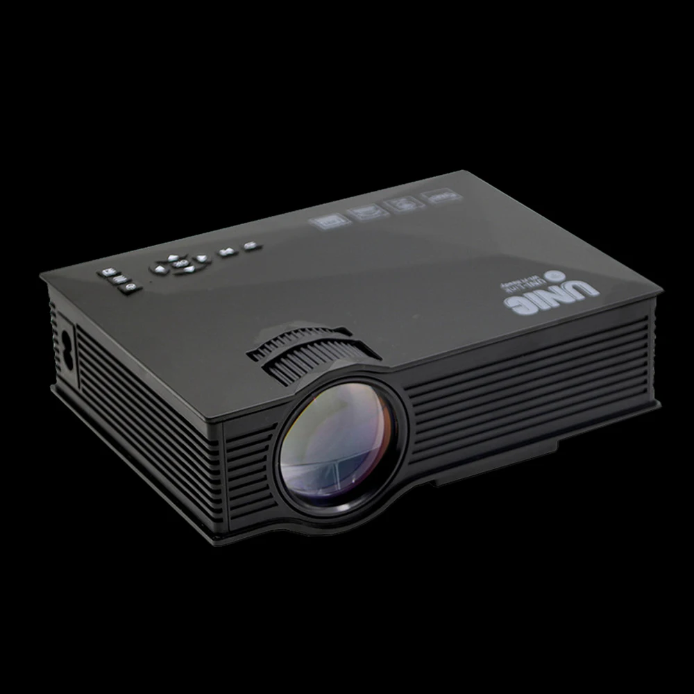 Оригинальный Портативный светодиодный проектор UNIC UC68 UC68H 1800 люмен 80 110 ANSI HD 1080p Full видеопроектор для