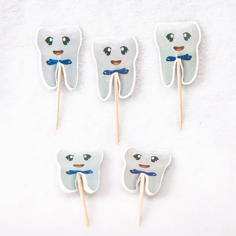 

Girl boy my first tooth theme party decoration supplies disposable tableware paper cup plate DIY baby shower birthday tooth ball