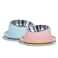 dog cat bowls travel feeding feeder water stainless steel bowl for pet dog cats puppy outdoor food dish