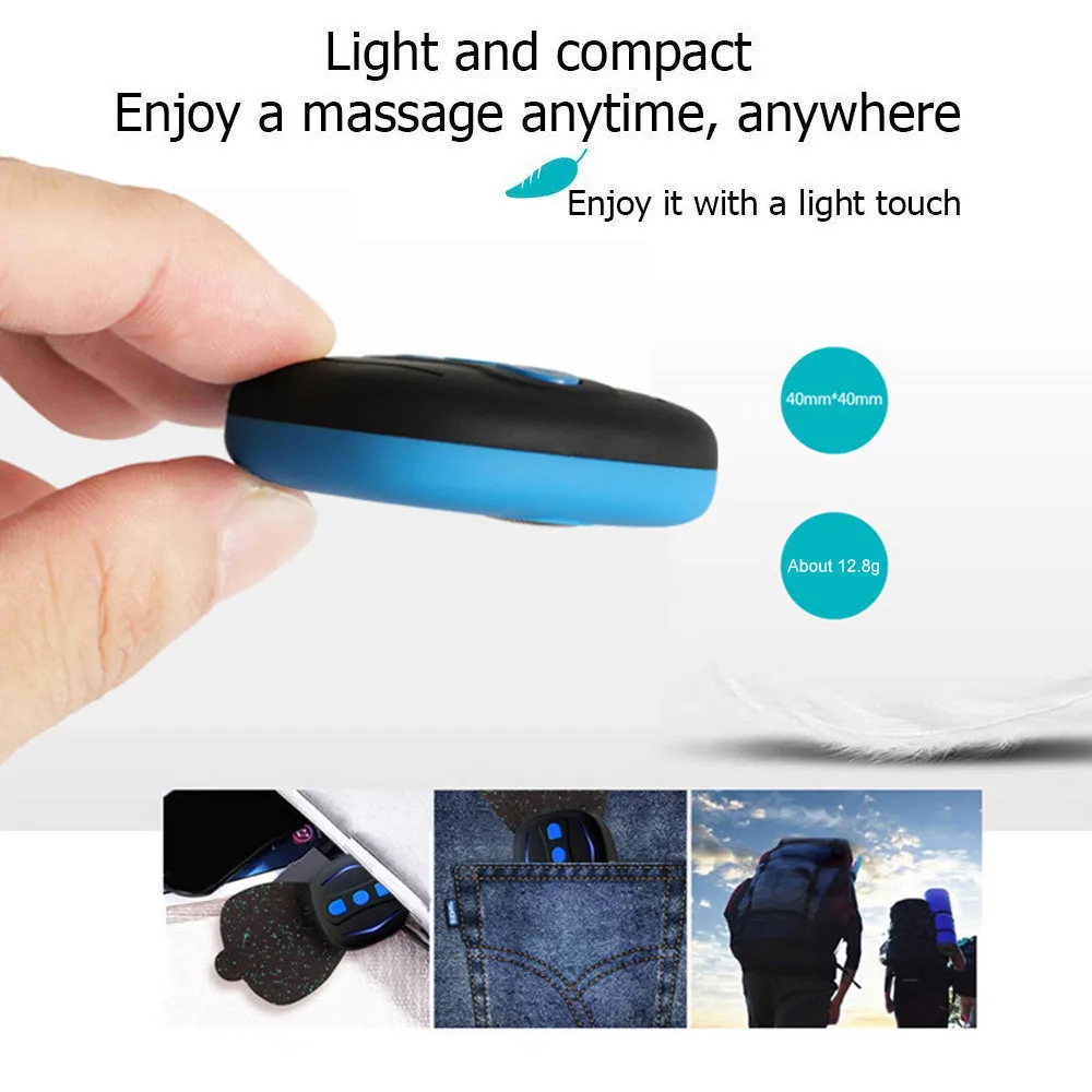 Портативный Электрический массажер для шеи с зарядкой массажный стимулятор