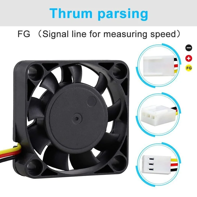 

2Pin 2 Wire DC 12V 40x40x10mm Brushless PC Case Cooler Cooling Fan 40mm X 10mm 4cm 7 Blades