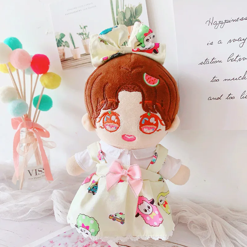 

[MYKPOP]KPOP Doll's Clothes & Accessoires - Flower Clothes 3pcs Set for 20cm Dolls(without doll) Fans Collection SA21050406