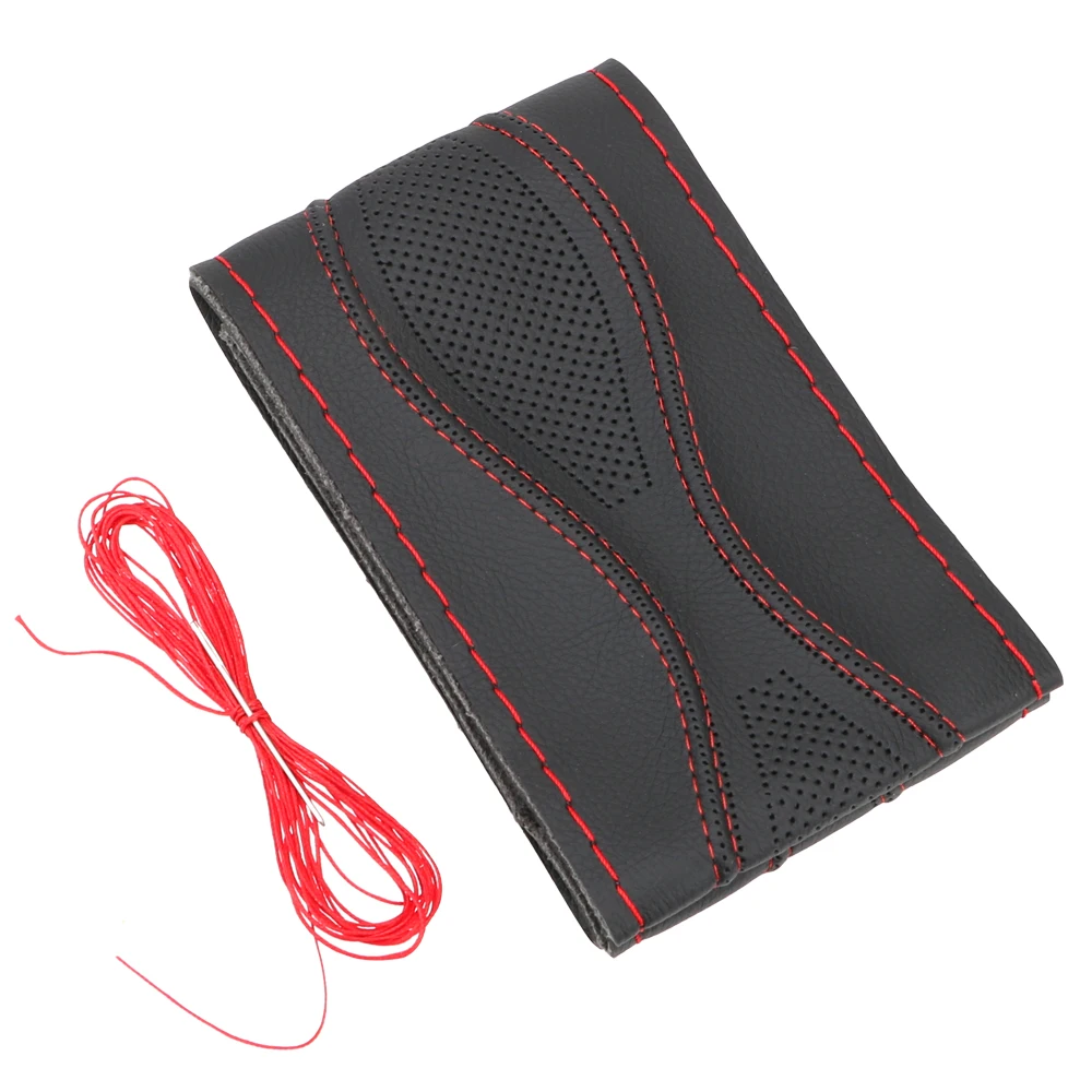 FORAUTO DIY Чехлы рулевого колеса автомобиля с иглой и нитью воздухопроницаемые из