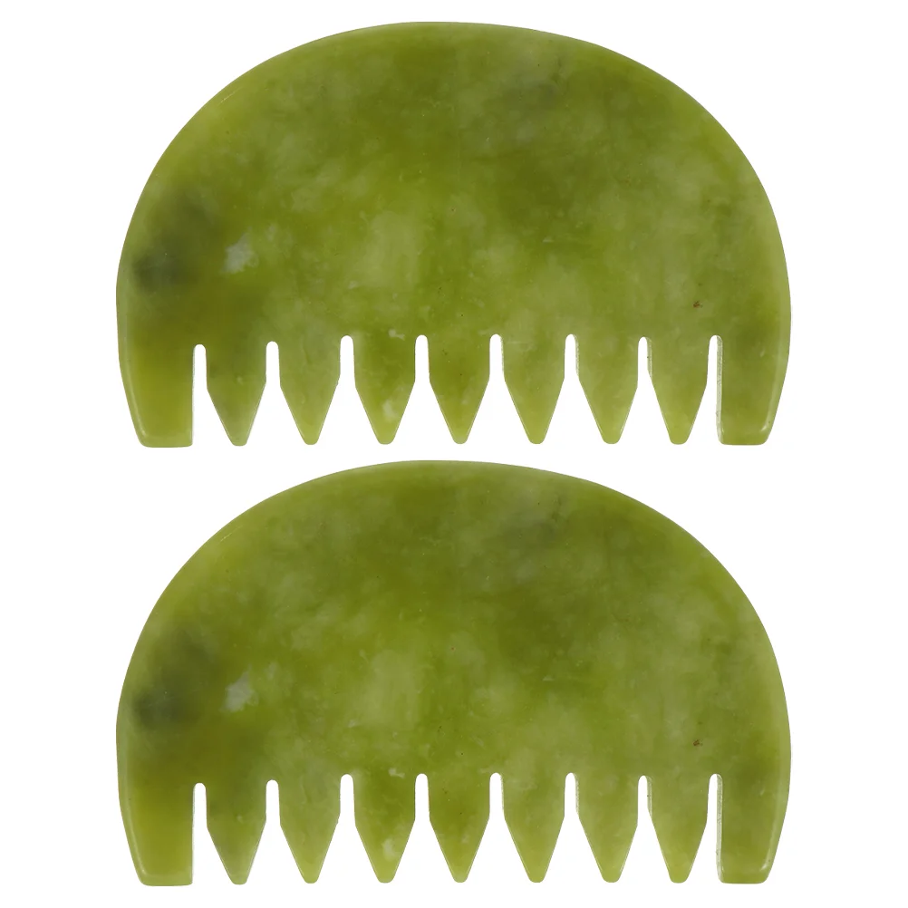 

2 шт., натуральные бриллиантовые расчески для массажа головы