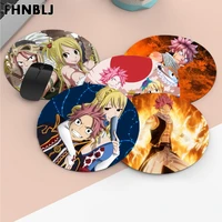 fhnblj hot sales anime fairy tail high speed new round mousepad gaming mousepad rug for pc laptop notebook