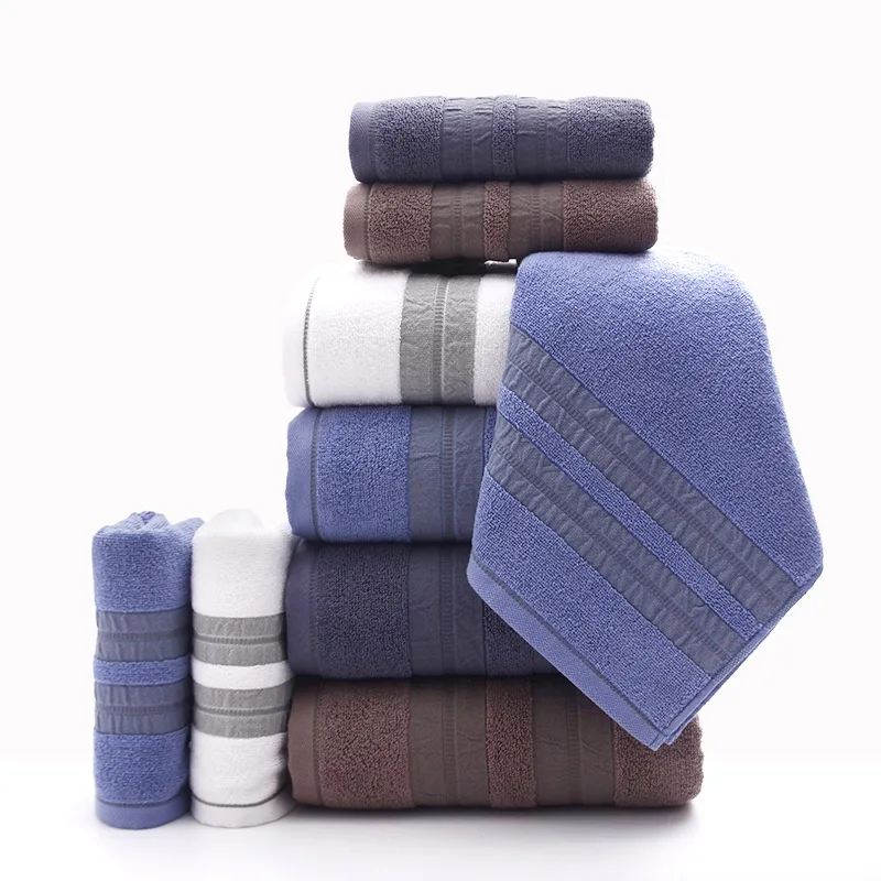 

2021 new high quality face towel solid color towel