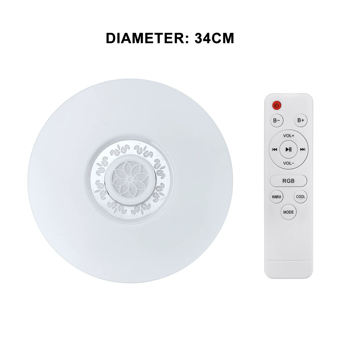 

36W 220V Modern RGB LED Ceiling Light Home LightingAPP bluetooth Music Light Bedroom Lamp Smart Ceiling Lamp With Remote Control
