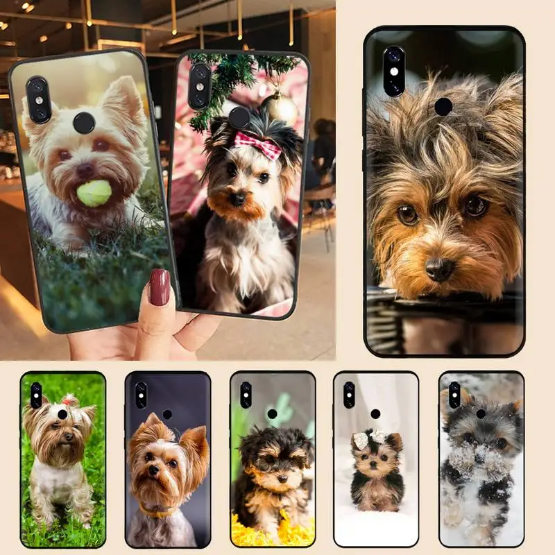 

Yorkshire Terrier Dog cute animal Phone Case For Xiaomi Redmi note 7 8 9 t s 10 A pro lite funda shell coque cover