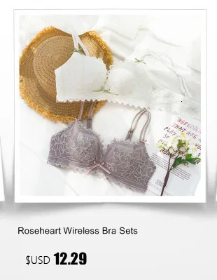 Roseheart Новое Женское модное красное сексуальное женское белье синий беспроводной бюстгальтер бант с кружевной отделкой хлопковые трусики нижнее белье бюстгальтер с мягкими чашечками