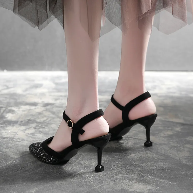 Женская обувь женские туфли-лодочки пикантные туфли с острым носком на высоком