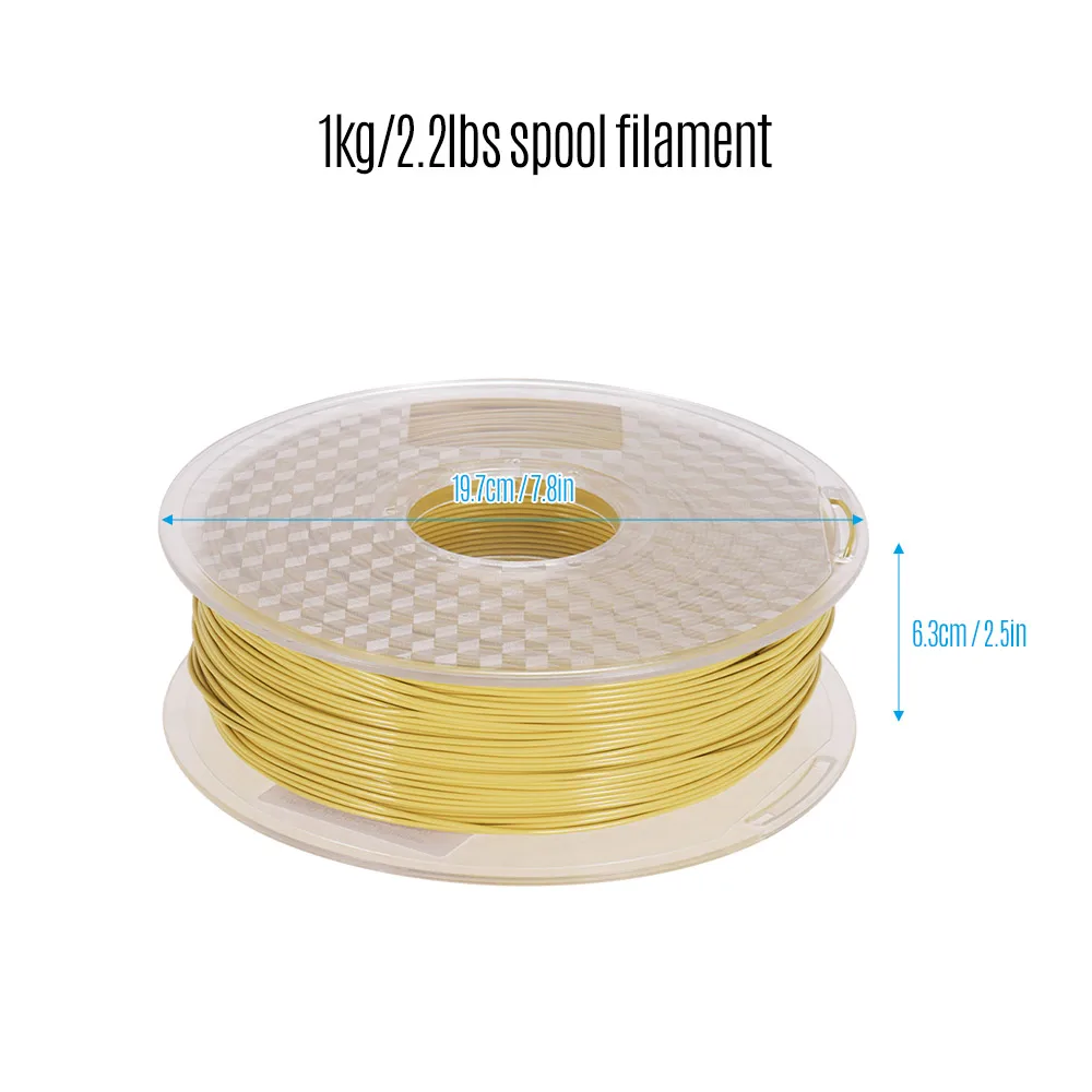 1 75 мм PETG нить светостойкая 3D принтер кг/2.2lbs катушка размерная точность +/ 0 02 для