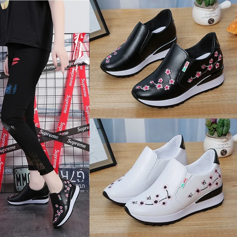 Женские тонкие туфли на плоской платформе коллекция 2019 года модные женские с