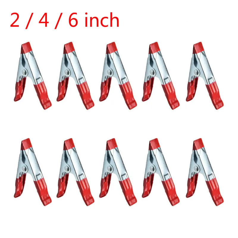 Высококачественный зажим для палатки железный лист пружины крокодила 2/4 6