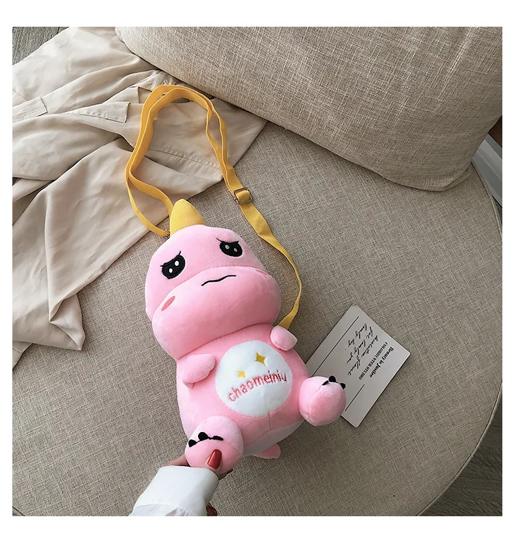 Горячая динозавр Плюшевый Рюкзак Kawaii Динозавр мир плюшевые животные сумка на плечо милые дети портмоне плюшевые игрушки подарок на год