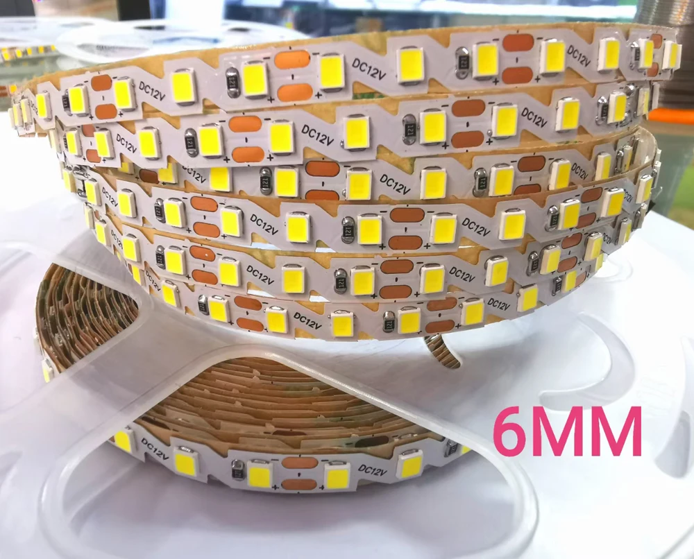 Светодиодные ленты светильник 12V 24V SMD2835 гибкие светодиодные светодиодный s не