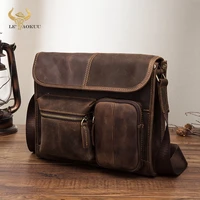 original leather male casual design student shoulder messenger crossbody bag fashion college satchel 10 book bag for men 202 d