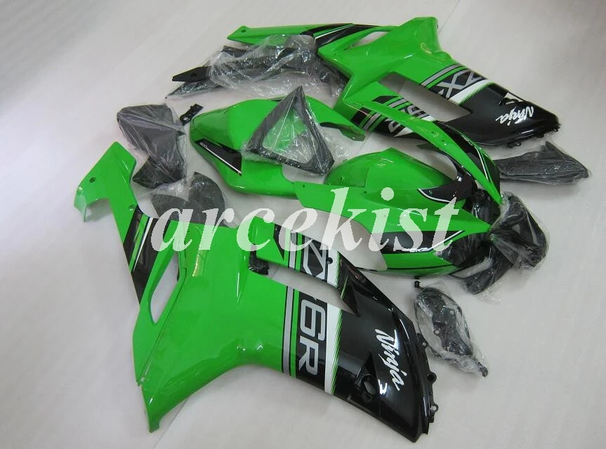 Новый ABS полный обтекатели комплект подходит для Kawasaki ZX6R 2007 2008 обтекатель ZX-6R 07 08