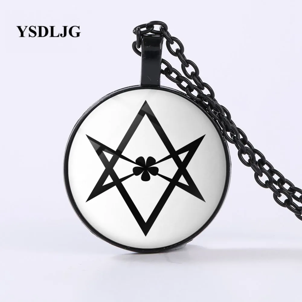 GDRGYB Esoteric ожерелье-Thelema Единорог шестиграмма символ-Ordo Templi ориентисы подарок