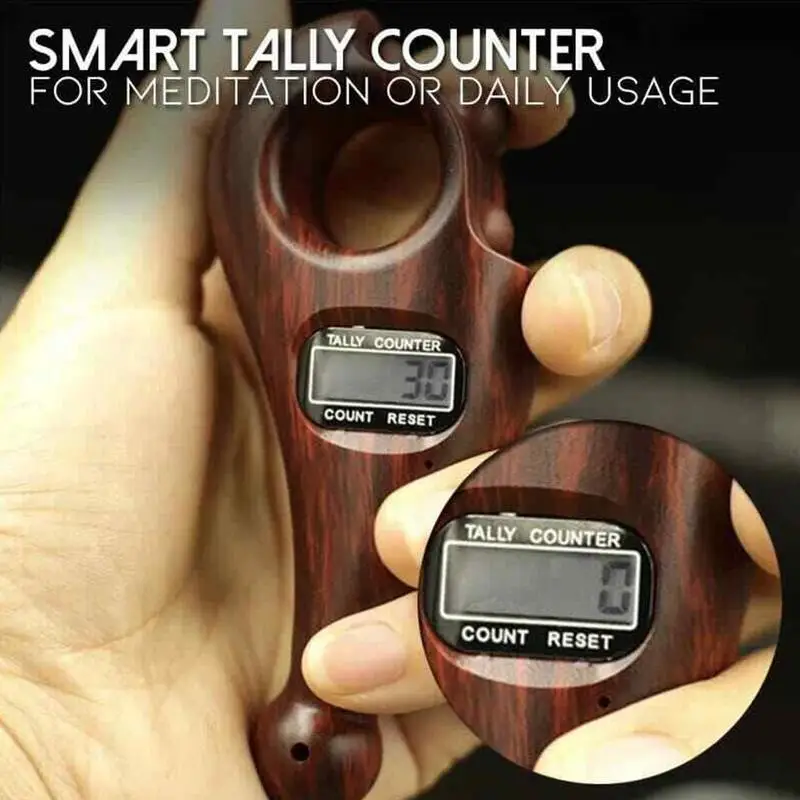 1 шт. портативные вращающиеся молитвенные бусины с цифровым счетчиком мини