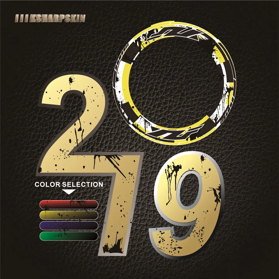 4 X наклейки на обод мотоцикла с полным покрытием светоотражающие декоративные