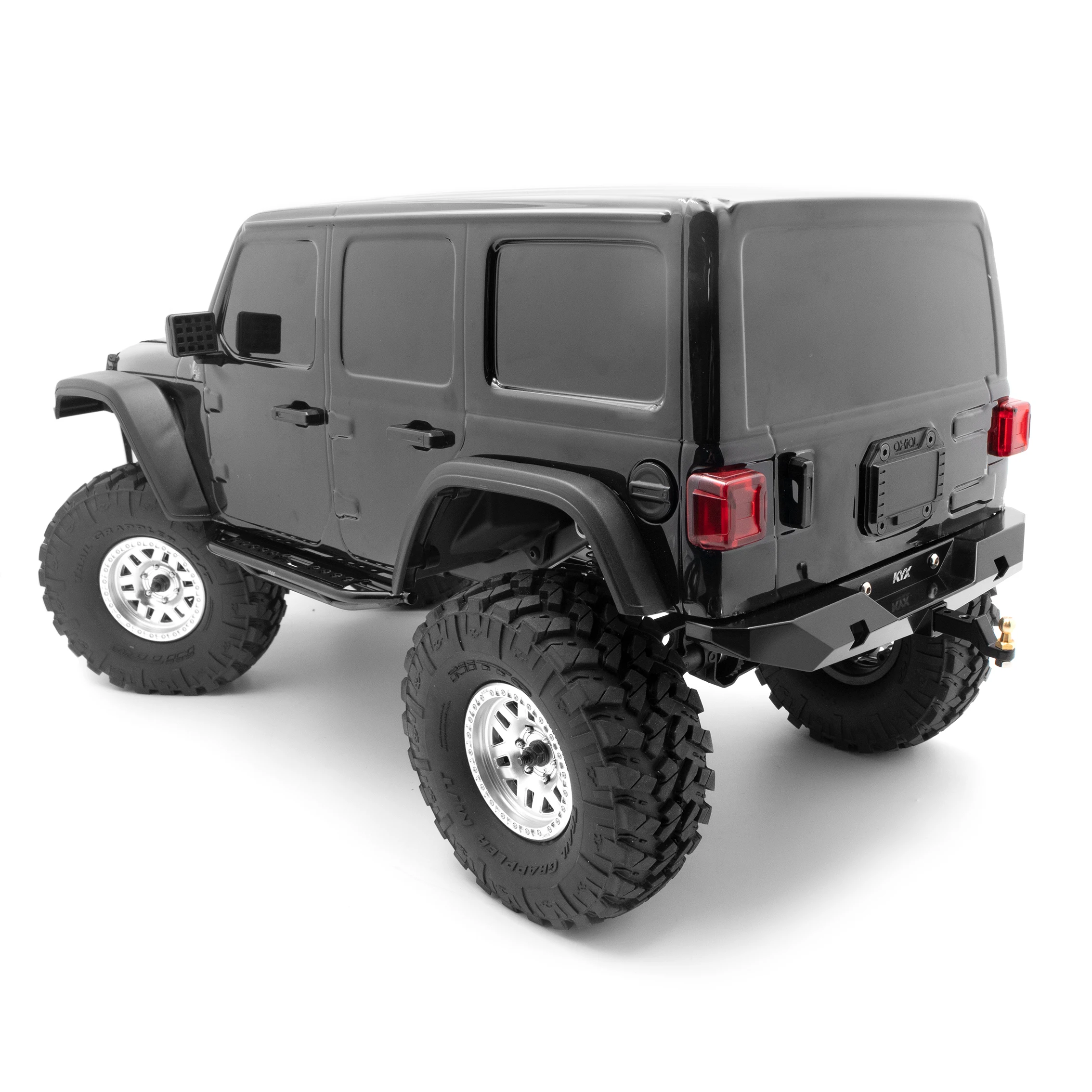 Металлический задний бампер с светильник для 1/10 RC Гусеничный автомобиль осевой