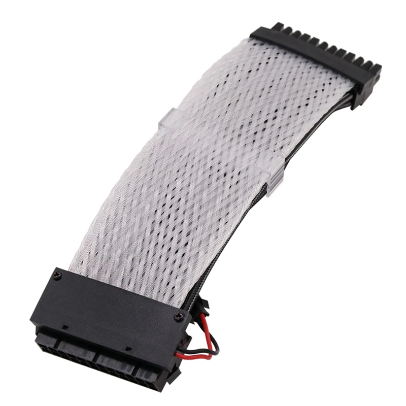 

8PCS PP Cable Comb Motherboard 6/8/24 Pin PC Power Cables Wiring & 1x RGB 24PIN Power Extension Cable