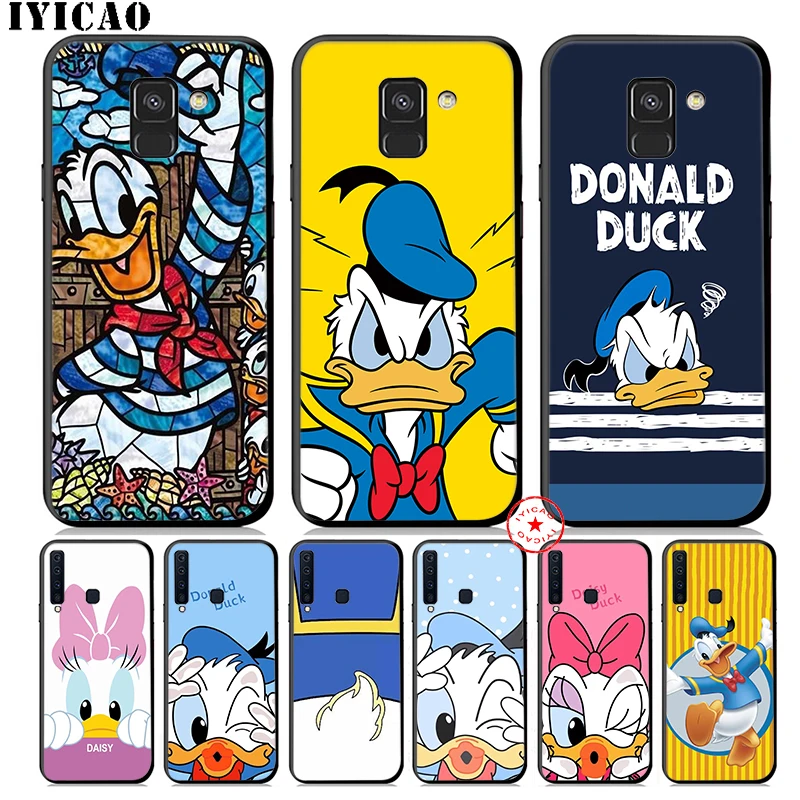 IYICAO Дональд Дак милый мягкий чехол для телефона samsung Galaxy A50 A70 A60 A40 A30 A20 A10 M40 M30 M20 M10