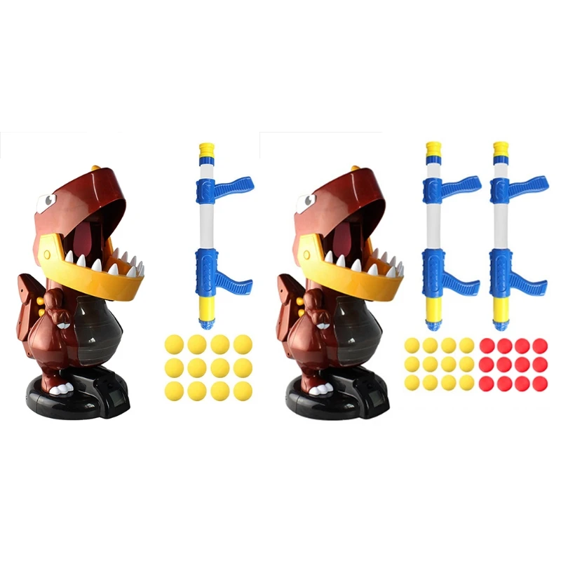 

Shooting Game Dinosaur Interactive Toys with Air Pump Toy Guns Digital Score Ages 6 7 8 9+ Years Old