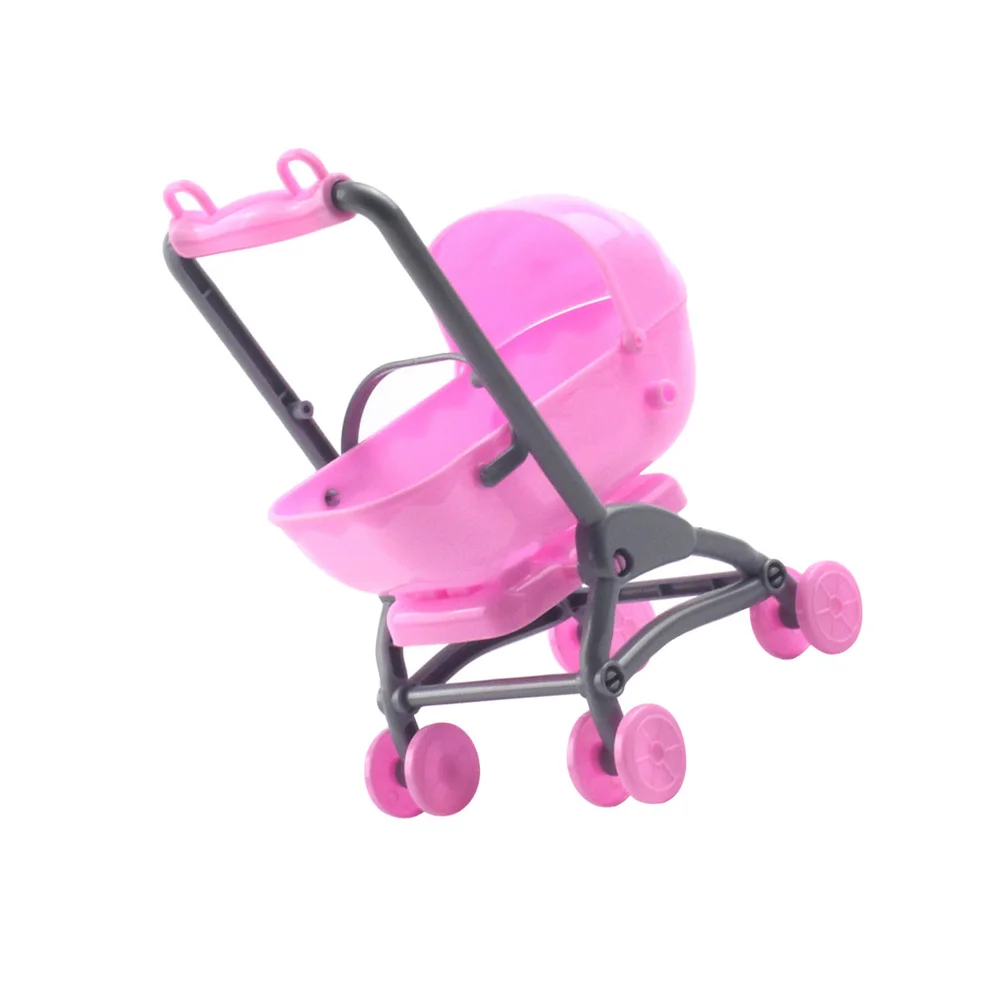 

2pcs Mini Baby Carriage Simulation Stroller Stroller Model Baby Stroller