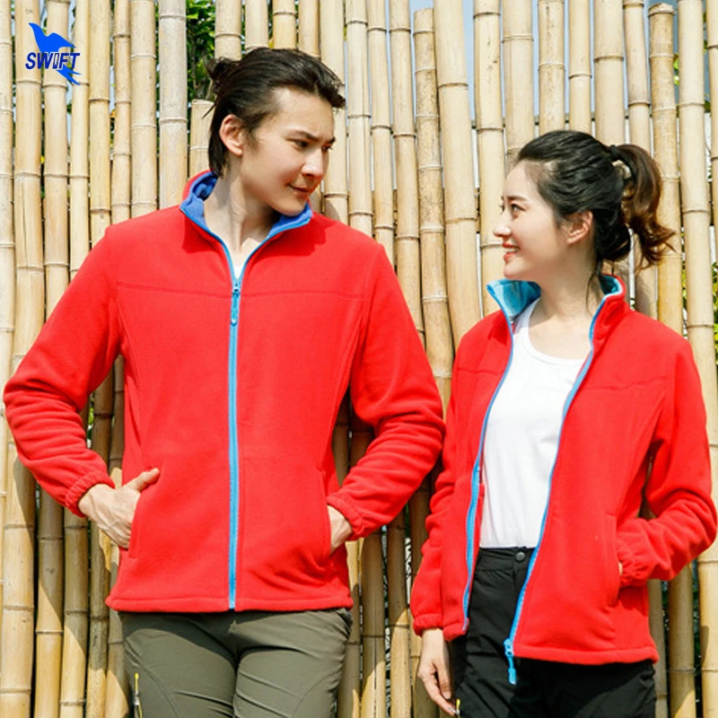 Парные флисовые двухсторонние куртки для влюбленных на зиму и весну мужская