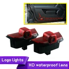 2 шт. светодиодный Автомобильные светодиодные лампы с логотипом Ghost Shadow, для Mercedes Benz W204 C200 C300 C280 C260 C Class C43 C63