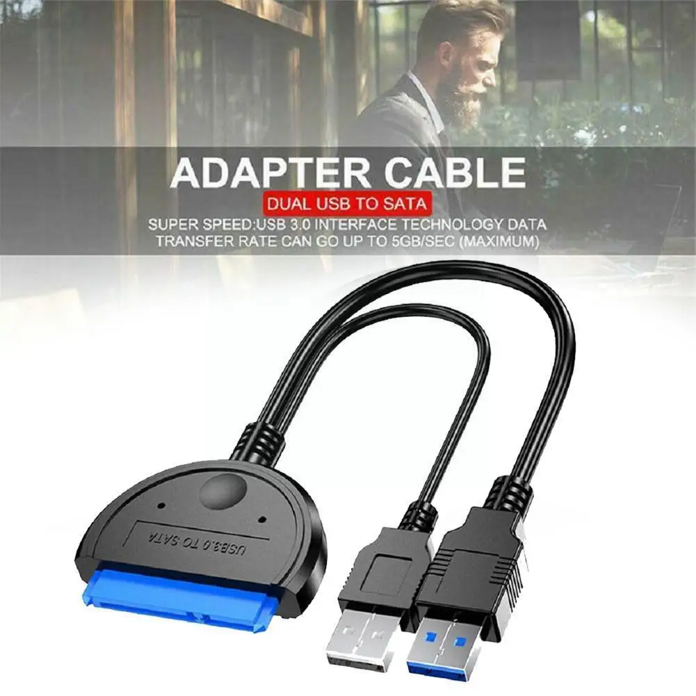 

Адаптер Usb к Sata 3,0, адаптер Sata, жесткий кабель Sata 2,5 дюйма, двойной или кабель, поддержка Ssd, внешний диск Usb 3,5 Hdd I K6o0