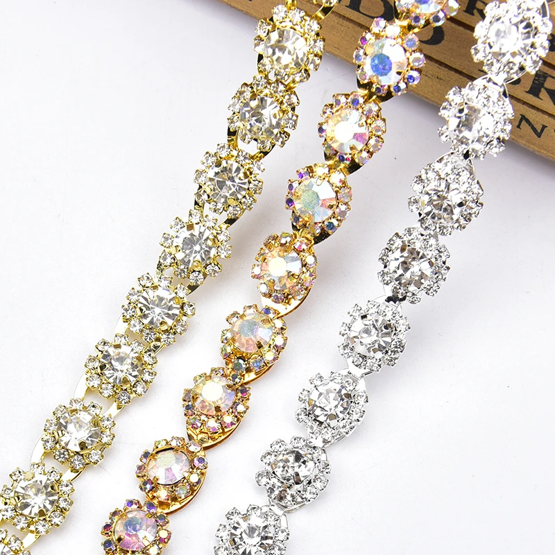 Кристально-прозрачный браслет из стекла и горного хрусталя высокое качество