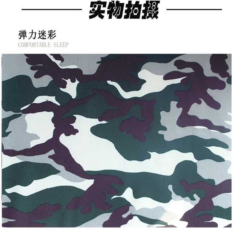 Утолщенная износостойкая ткань из полиэстера/хлопка с принтом саржевого