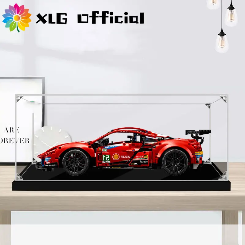 

Display Acrylic Box Compatible For LEGO 42125 GTE AF Corse #51 Dustproof Clear Display Box Showcase Not Include The Model