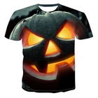 2020, футболка на Хэллоуин, рубашки для мальчиков и девочек с 3D принтом ужасов, футболки, xxs-xxxl