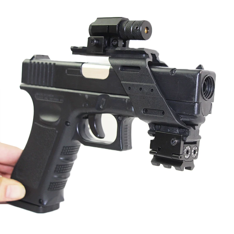 

Tactical Sight track Pistol Airsoft Rail Picatinny For Glock 17 19 Beretta M92 Universal Base Quad Red Laser Light Scope Mount