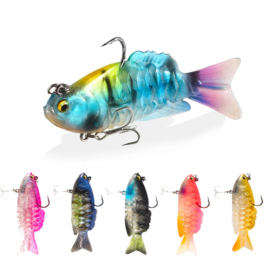 Бионические приманки для рыбалки Мягкие сучковатые приманка посылка ведущая