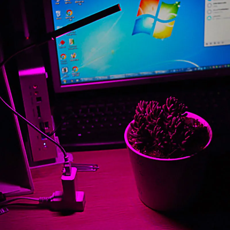 

Led Usb Full Spectrum Grow Light Infrared Ray for Plant Flower Grow 4.5W Indoor Sunlight Fill Flower Potted Vegetation Lamp