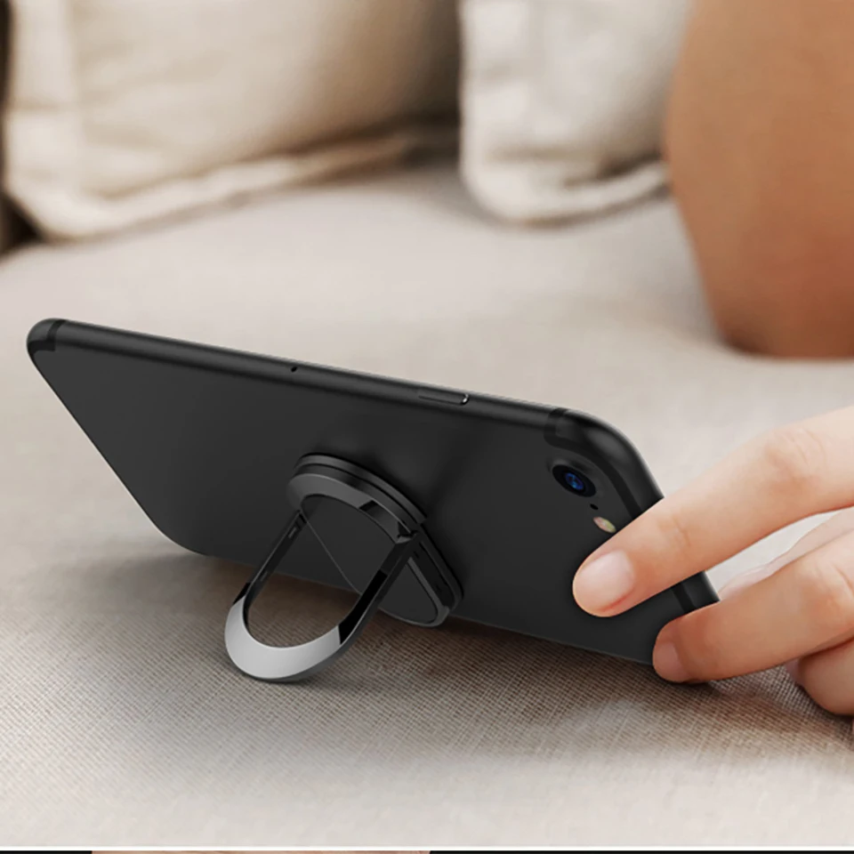 

5 Colors Magnetic Car Phone Holder for Mobile phone Tablet pc Universal Rotatable Multifunctional Phone Finger Ring Desk Stand