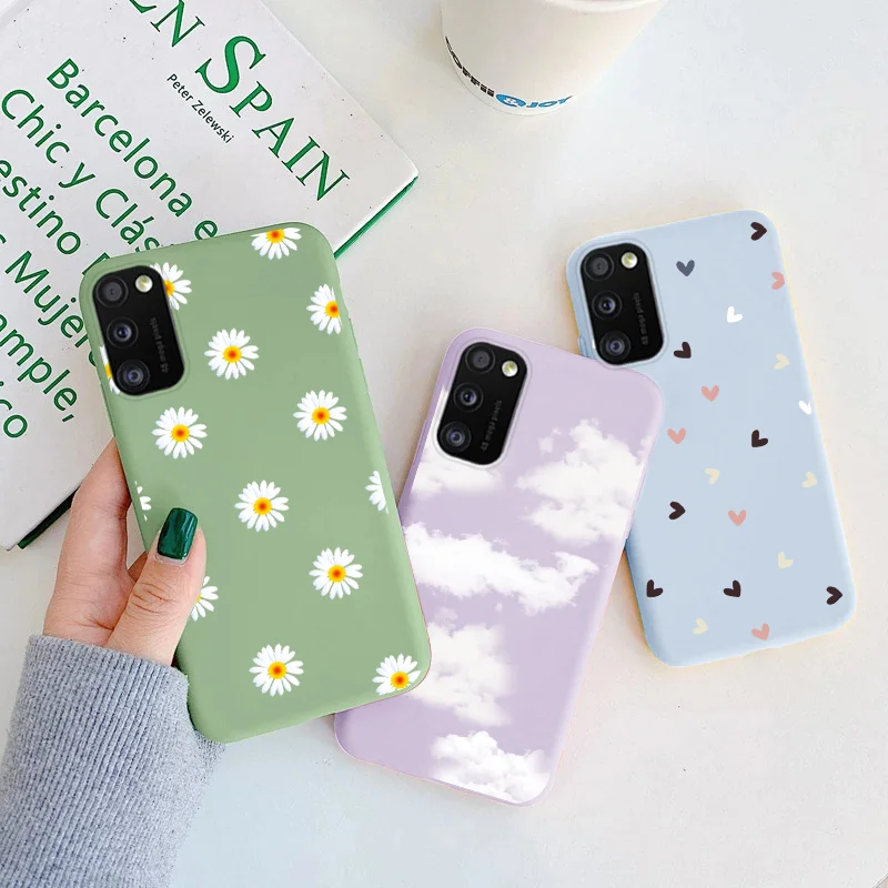 Чехол для Samsung Galaxy A41 6 1 дюйма мягкий чехол из ТПУ телефона A 41 GalaxyA41 авокадо
