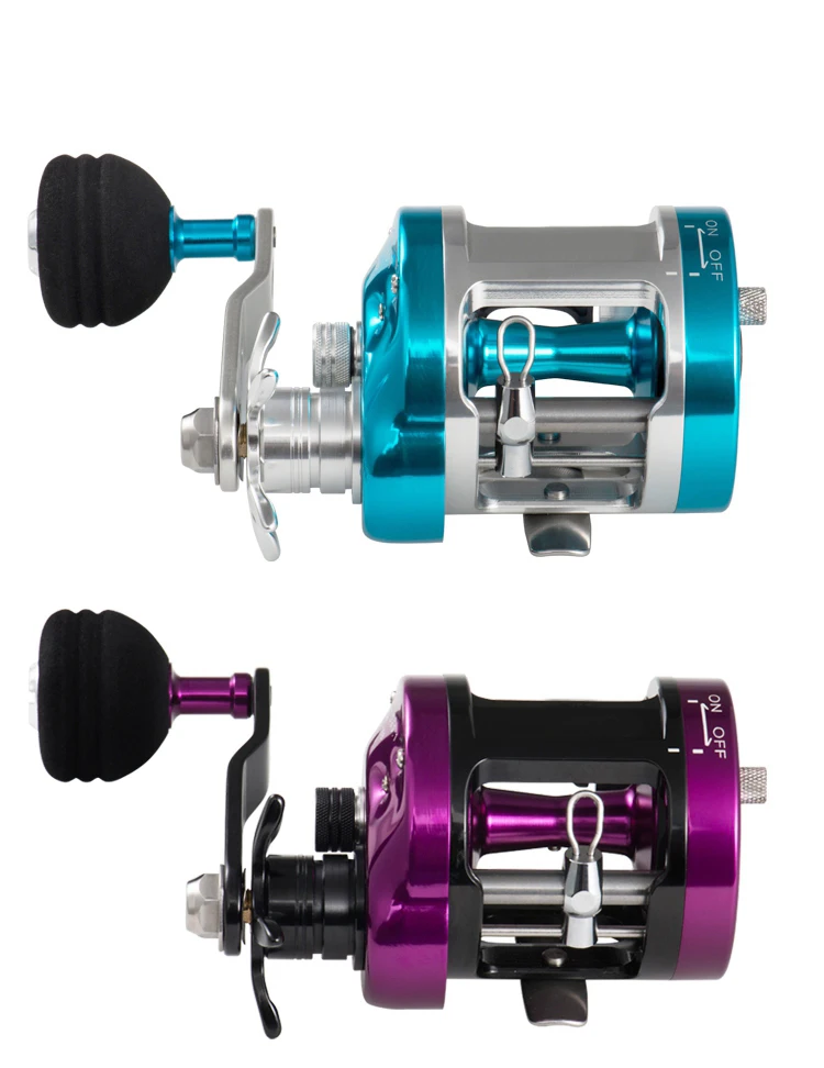 

Drum Casting Reels Extended Metal Rocker Arm Sea Drum Bait Casting Reel Slow Pitch Jigging Reel for Fishing Accessories