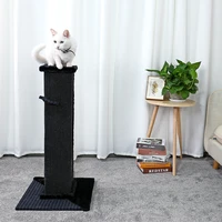 h82cm fast domestic shipping pet cat tree toys scratching post for cats plush multi functionable sisal cats protecting furniture
