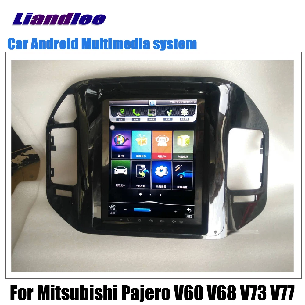 Liandlee Android для Mitsubishi Pajero V60 V68 V73 V77 1998~ 2006 Tesla стиль автомобильный экран Carplay BT gps Navi навигационная карта медиа