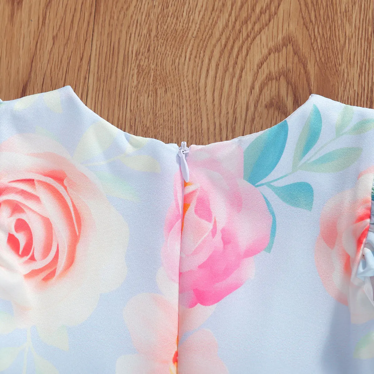 Одежда для маленьких девочек Новое модное летнее платье Розовое с круглым