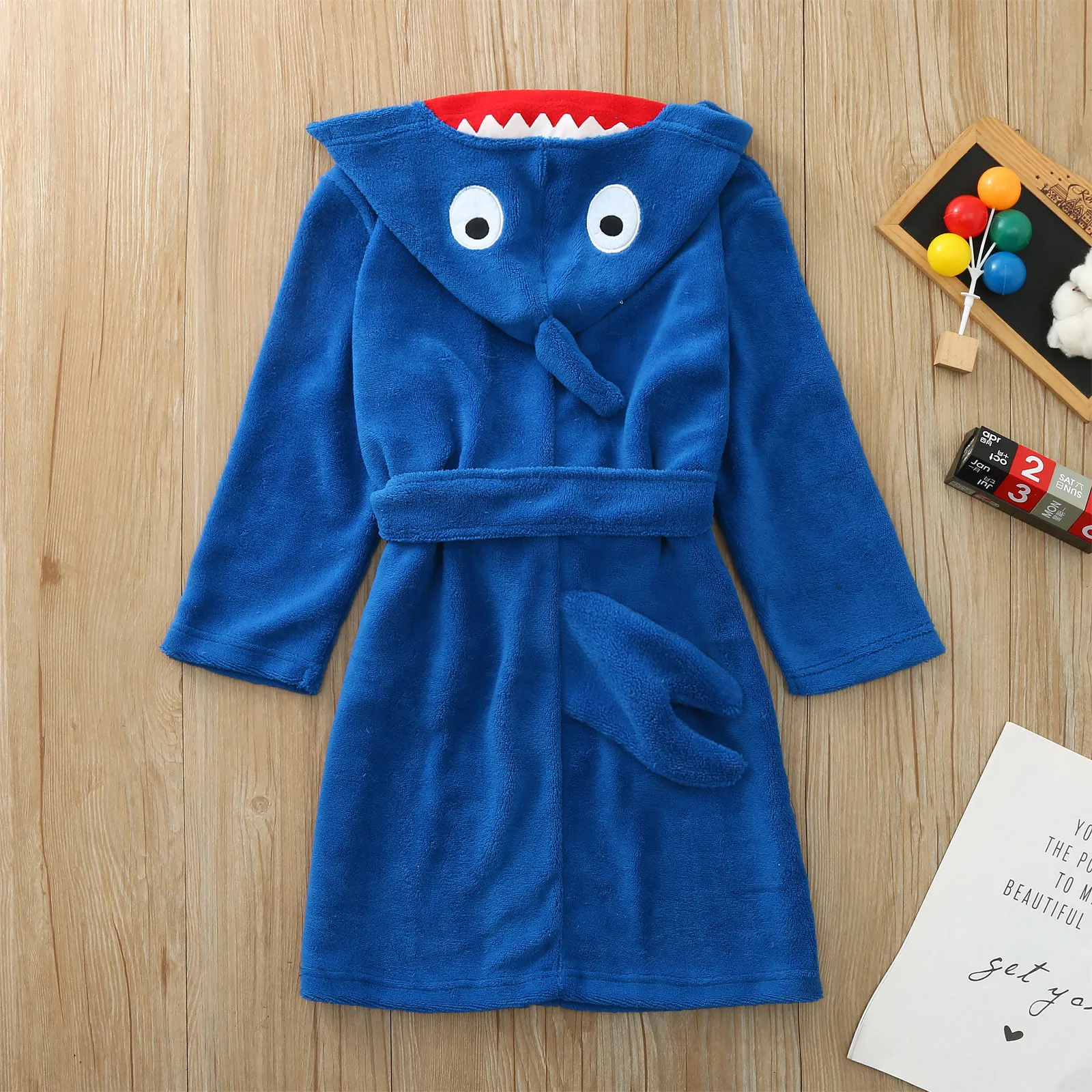 Одежда для сна маленьких мальчиков и девочек зимние теплые модные банные халаты